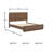 Hariette California King Panel Bed-123300310
