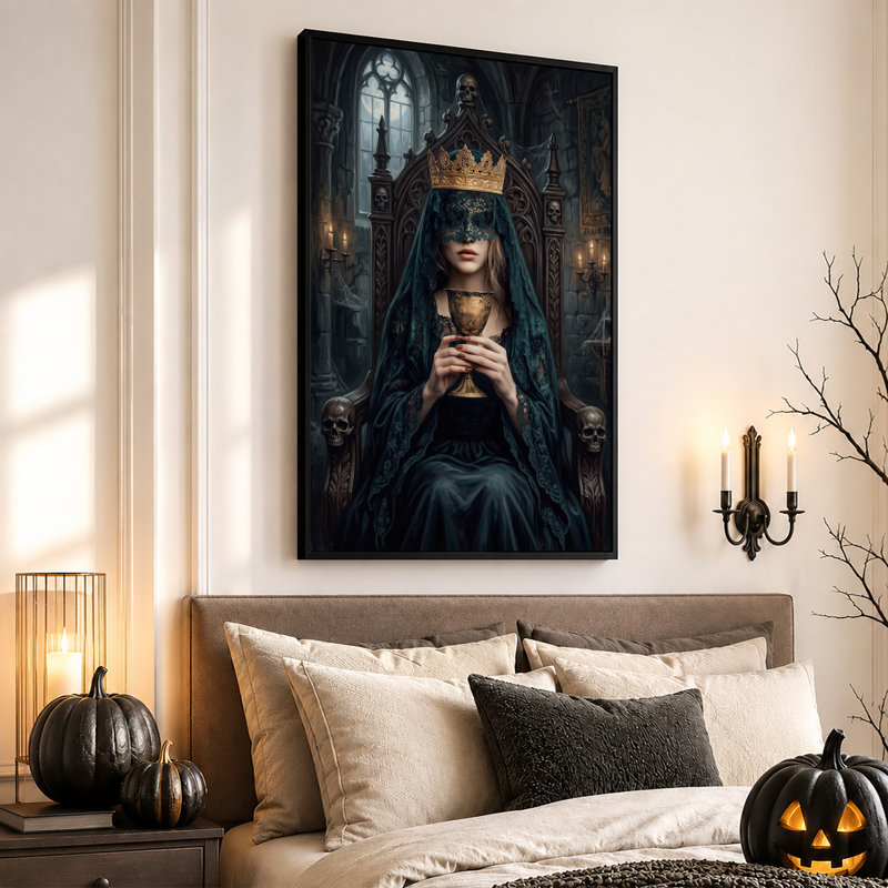Art gothique sur toile, Halloween gothique, H 36 po x l 24 po