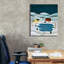  «Skating On The Pond» par C Munro, art mural sur toile, 26 po x 30 po-1220689996