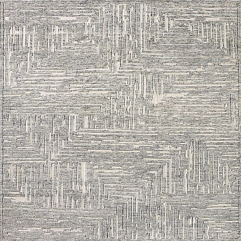 Geometric Indoor Rug, Square 5'