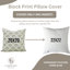 Housse de coussin en lin mélangé Fab divine, jeté, imprimé en blocs fleur de Diwali 16 po x 16 po-105986681-105986682-105986685