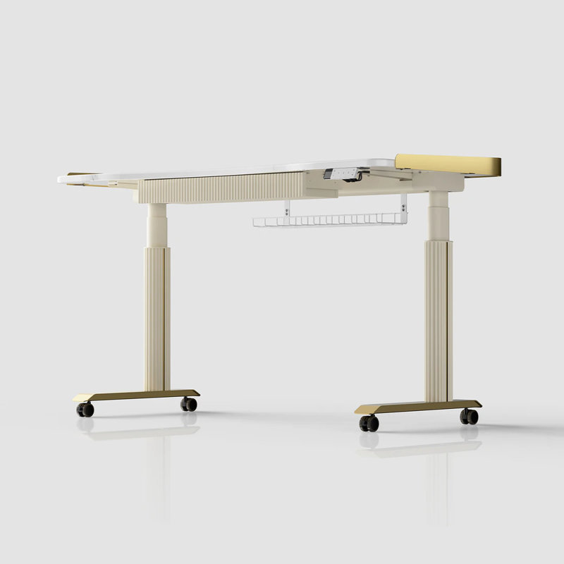 Roulettes coulissantes pour bureau