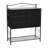 Black Oak & Iron Apothecary 8-Drawer Sideboard-1057036745