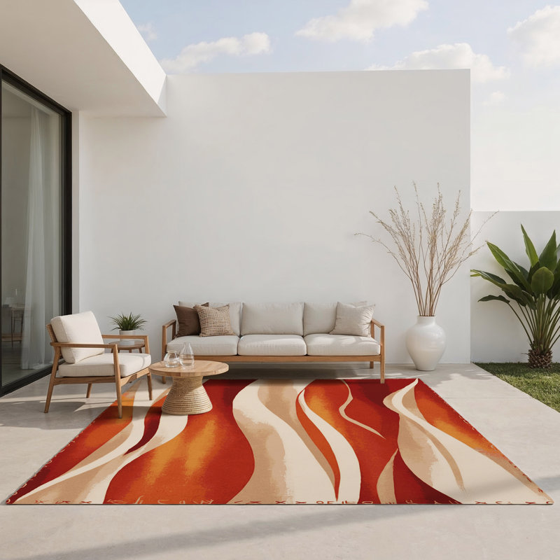 Starglow Canyon Indoor And Outdoor Area Rug, Rectangle 8' x 10'