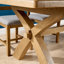 Ciro 2.3m Extending Dining Table & Oak Set 6 Slatted Back Chairs-1132926316-1132926315