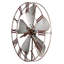Mill Metal Skeleton Wall Clock