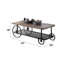 Table basse avec tablette