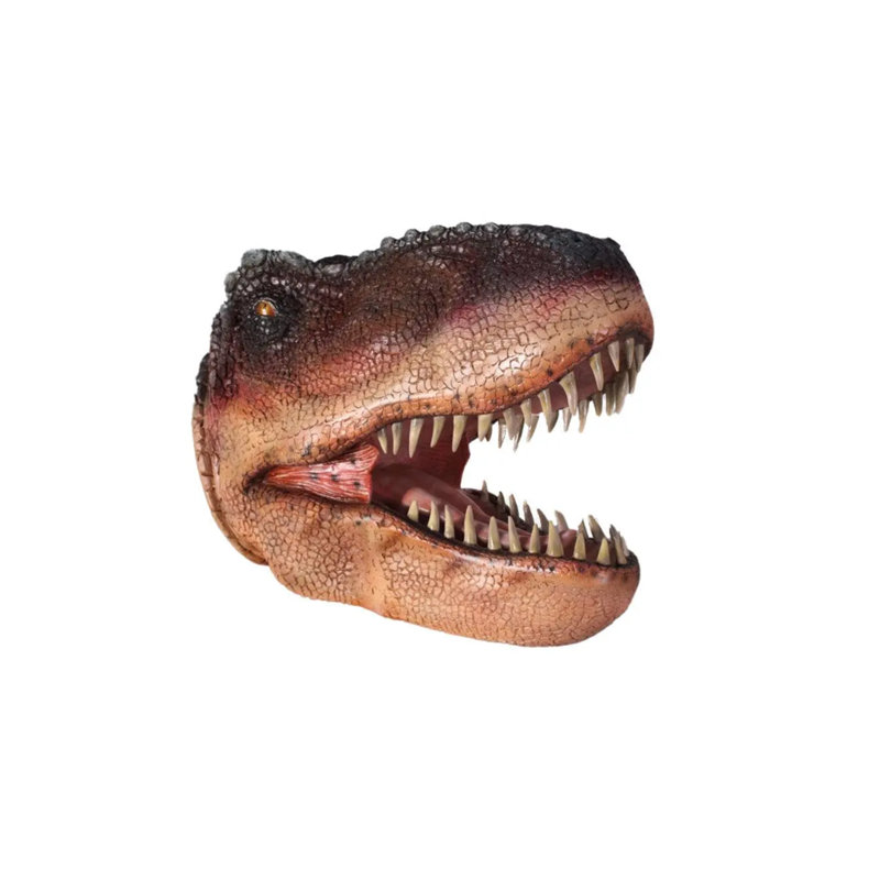 T-Rex Dinosaur Head Medium Life Size Statue