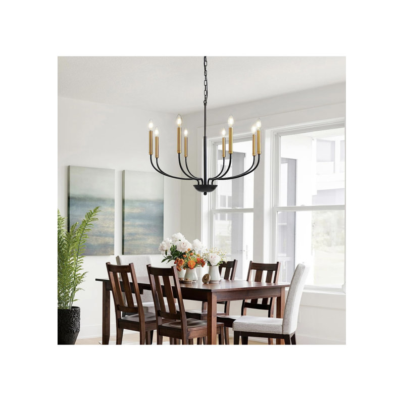 Dimmable LED Classic / Traditional Chandelier, 8 bulbs