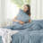 Essential Bedsure Shabby Elegance Striped Tufted Duvet Cover GentleSoft™️-105311191-105311182