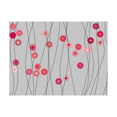 Papier peint intissé - Pois abstraits