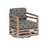 Stillwater Cove Outdoor Teak Swivel Lounge Chair