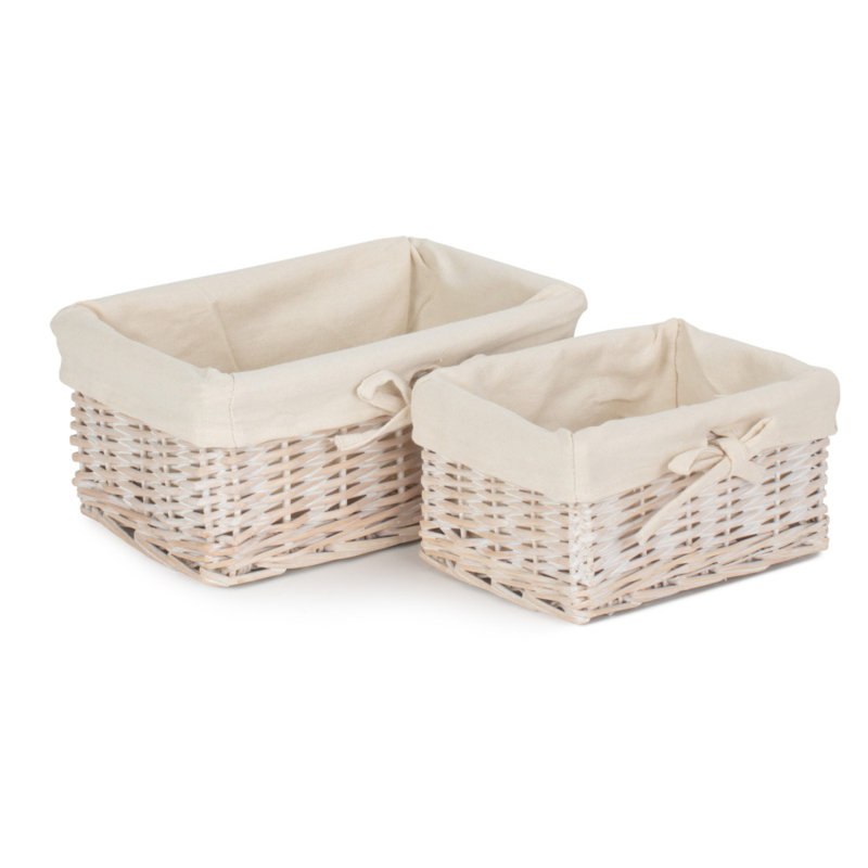 August Grove Seidman Box, White