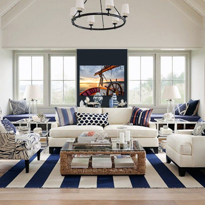 Sail Away Print, 30" H x 40" W x 1.5" D