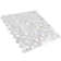 Lokahi 0.39" x 0.79" Seashell Honeycomb Mosaic Wall Tile