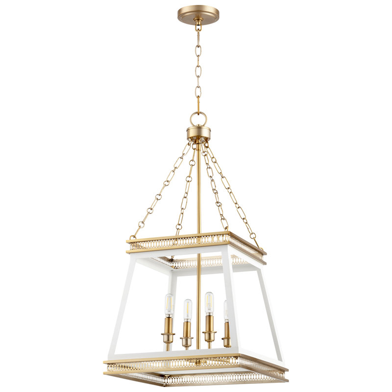 Gerard 4 - Light Lantern Pendant, White