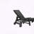 3-Piece HDPE Chaise Lounge Set with Wheels and Cup Holder-2135024433