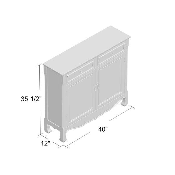 Beachcrest Home Sherlene 2 - Drawer 1 - Door Accent Cabinet