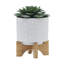 PLATEAU 5 "AVEC SUPPORT CHEVRON, BLANC-950550674