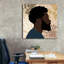  «Force et confiance 1» par Alonzo Saunders, art mural sur toile, 37 po x 37 po