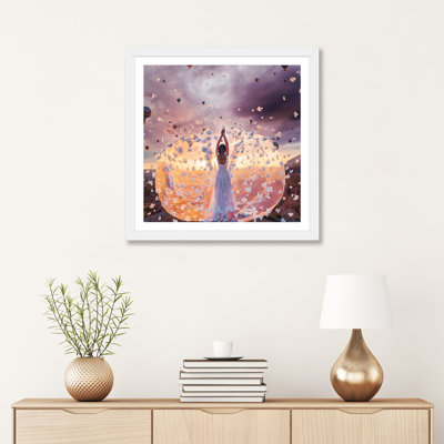 «Flowers Thunderstorms In Cappadocia», reproduction sur toile flottante