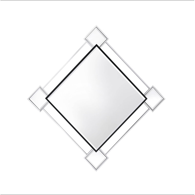Asbury miroir et miroir décoratif (assemblé)