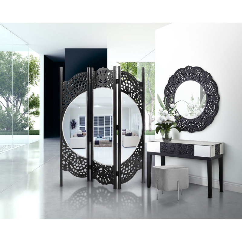Adel Wood Flat Wall Mirror