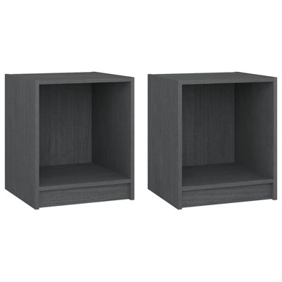 Gara 35.5cm W Solid Wood Bedside Table