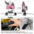 Folding Pet Stroller, Foldable Dog Jogger Stroller with Detachable Carrier, Basket and Cup Holder-106691720