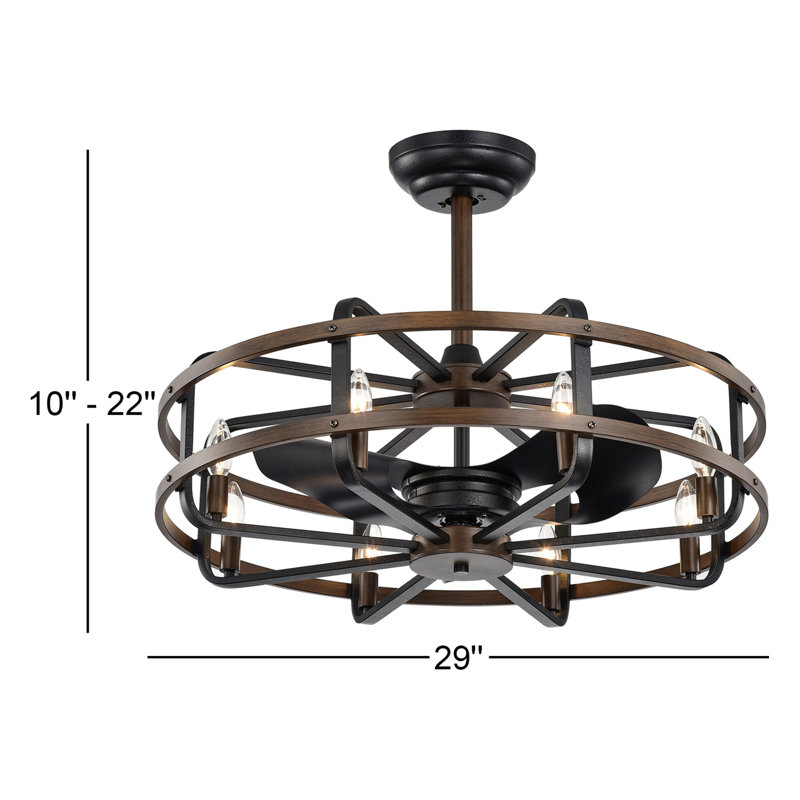 Dunblane 26'' Ceiling Fan with Light Kit