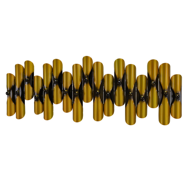 Handmade Glam Abstract Wall Decor on Metal