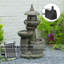 Handcrafted Floor Fountain with Lights