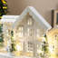 Décoration de table 16 "L Christmased Snowed Villages
