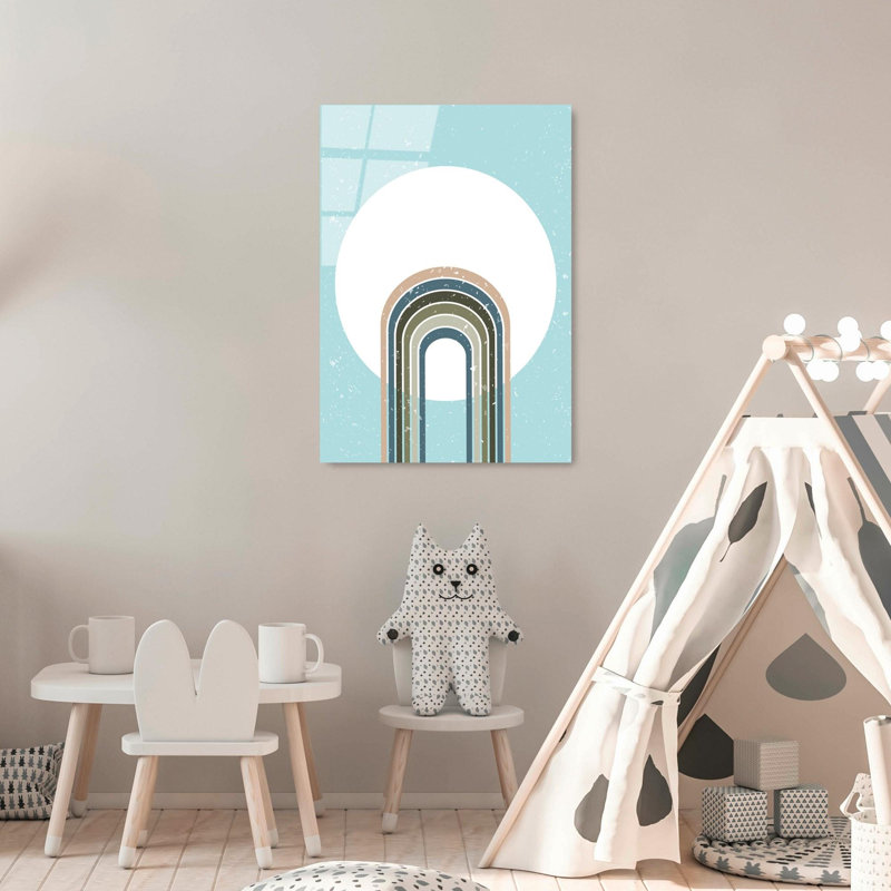 Superbe peinture décorative en verre trempé de 17,7 po x 25,6 po | 100% verre trempé, épaisseur: 0,16 pouce | Imprimé de surface arrière résistant à la décoloration, couleurs vives, parfait pour la décoration intérieure et les amateurs d'art