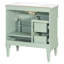 Meuble-lavabo autoportant de 30 po avec lavabo en céramique, structure en bois d'hévéa massif, armoire de rangement avec tiroir rabattable et support de rangement-20873792
