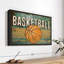 Sports «Grunge Basketball Canvas Print»-101456751