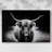 Photography Study Highland Cattle-Gallery Wrapped Canvas