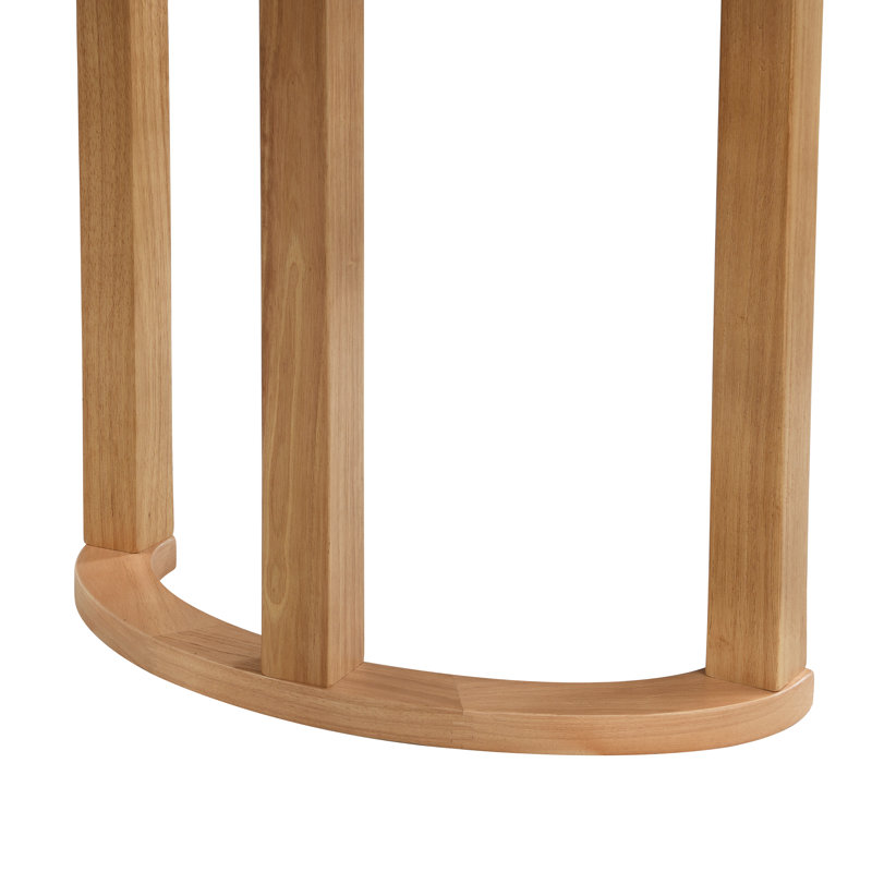 Table de salle à manger Harlan, H 30 po x L 69 po x l 35 po, Naturel