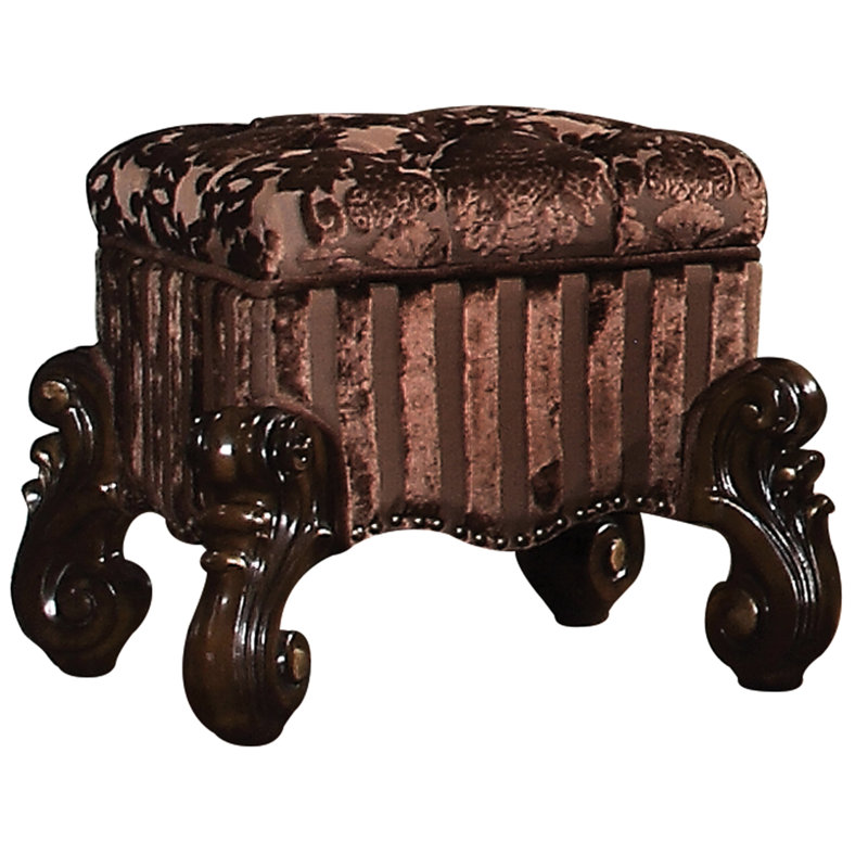 Tabouret de coiffeuse élégant en chêne cerise