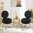 Noehly Upholstered Velvet Accent Stool Vanity Chair-1464942483