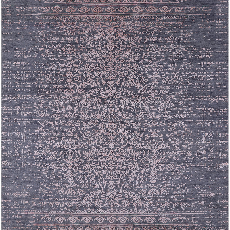 Tapis gris Shanon, Carré 3 pi