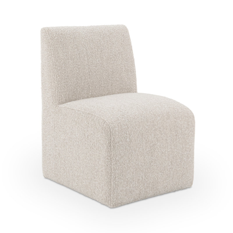 Brighton Upholstered Fabric Dining Chair, Coastal Sand