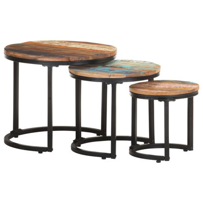 Reyansh 3 Piece Nest of Tables