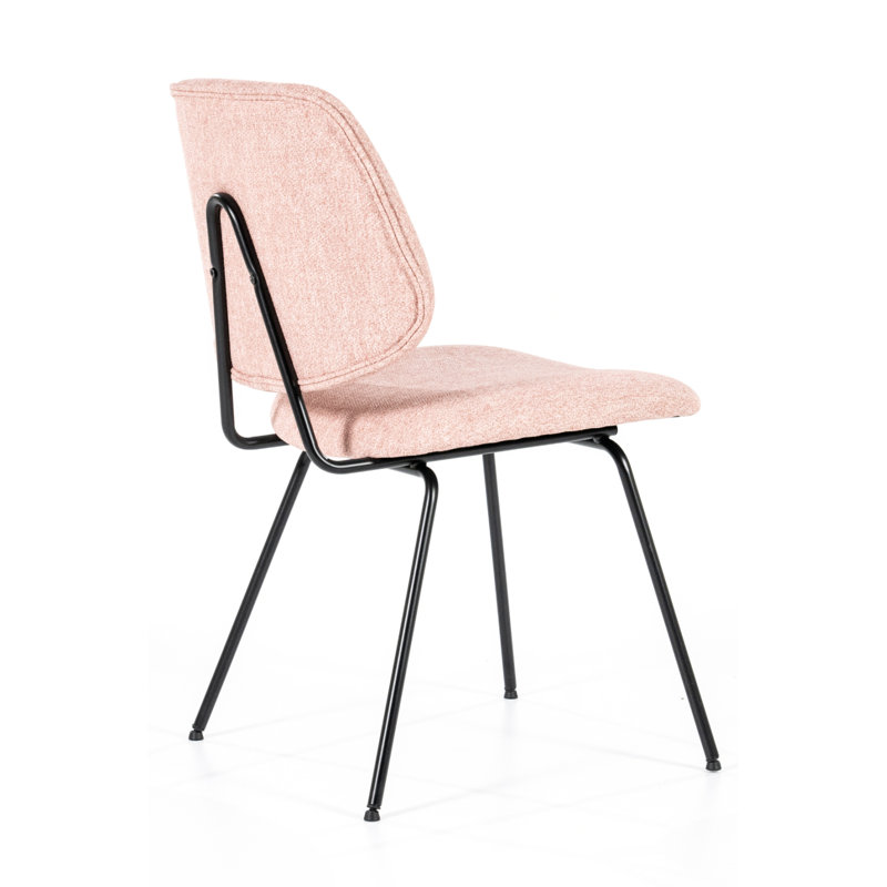 Lynn Upholstered Dining Chair, Pink
