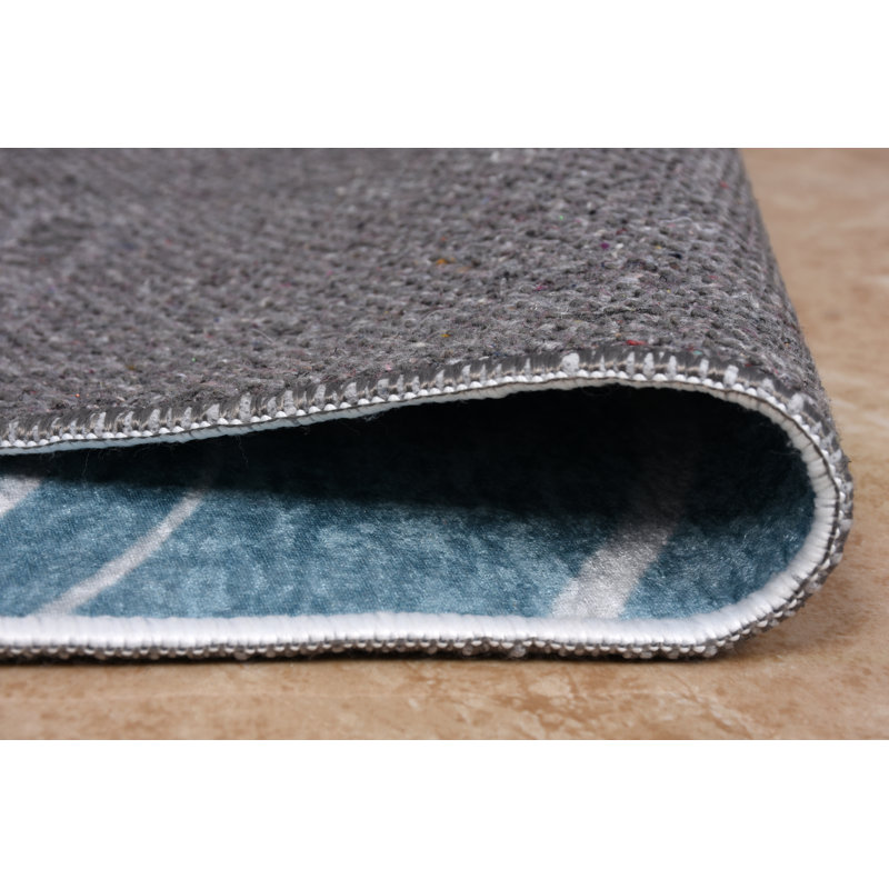 Jago Geometric Non-Skid Kitchen Mat, Tolleranza-Beige