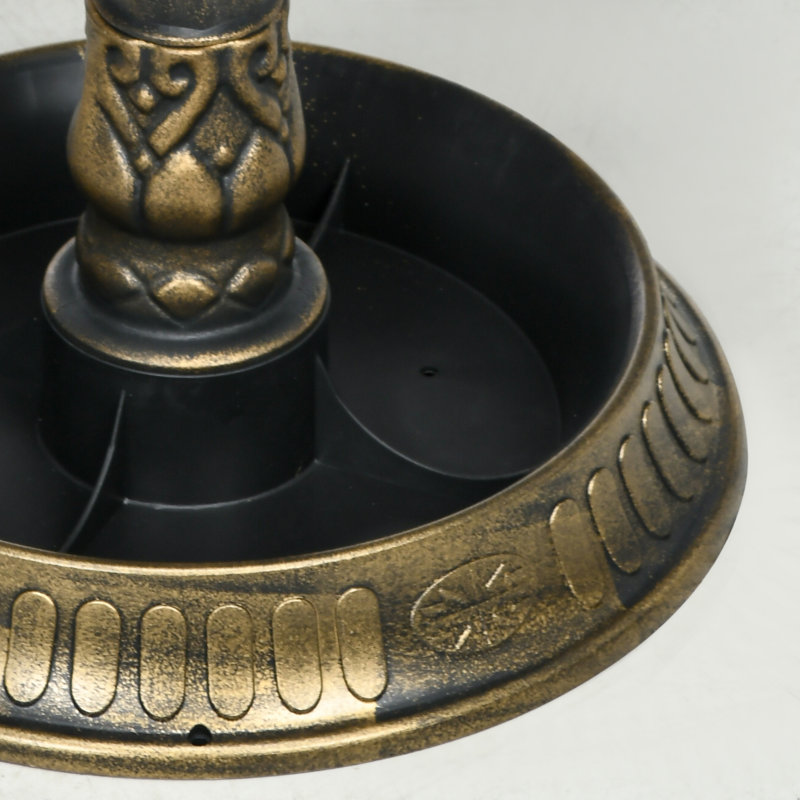Bain d'oiseaux Orling, Bronze