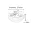 Table basse ronde pour petit appartement-133405833-133405835