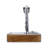 Large Table Top Cigar Cutter, Butcher Guillotine, Walnut
