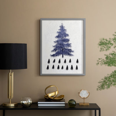 Reproduction encadrée - bois massif