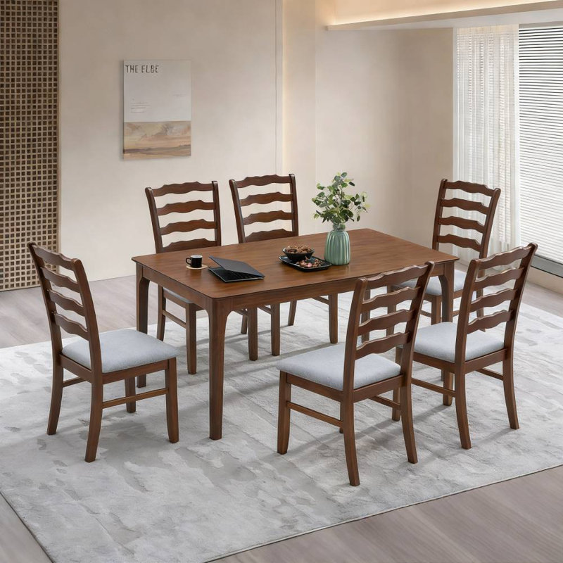 Ensemble de table de salle à manger ACTU-Wood, Noyer